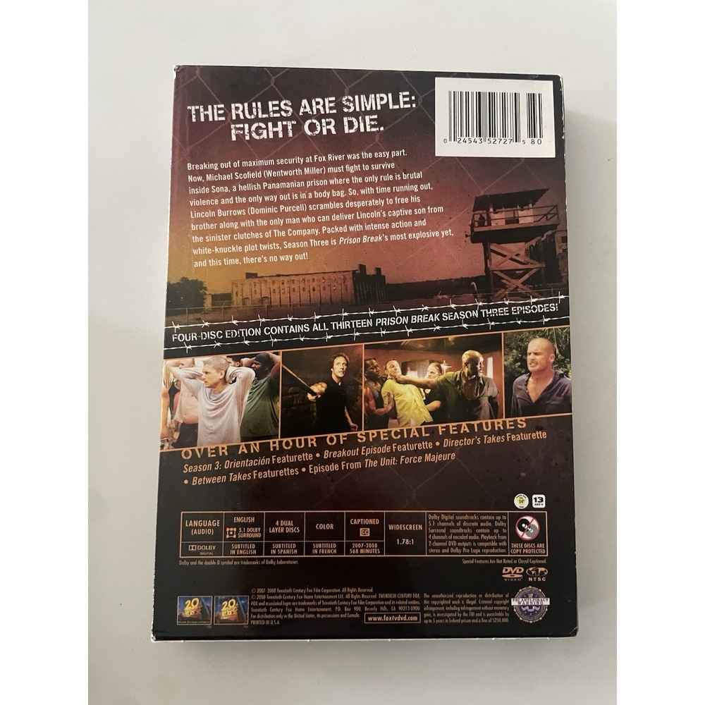 Prison Break Seasons 2 & 3 DVD Box Set Disc 2 Seasons - Picture 4 of 14